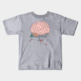 Hot air brain balloon Kids T-Shirt